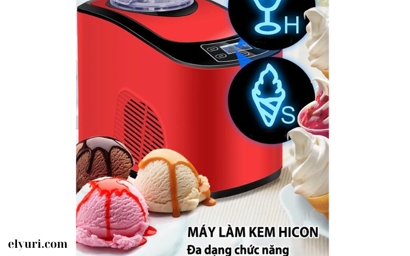 Máy Làm Kem Tươi Gia Đình Hicon (1)