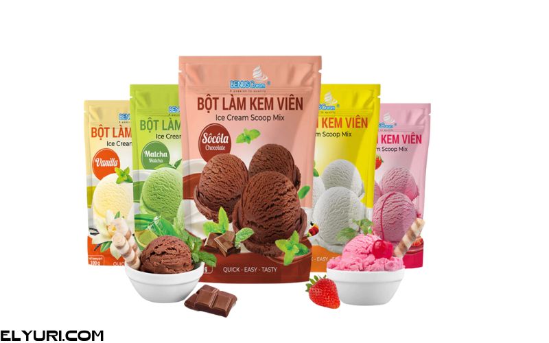 Bột Làm Kem Viên Benuscream gói 100gr